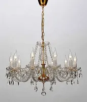 Люстра подвесная Monreal 1735-10P Favourite без плафона на 10 ламп, основание жёлтое золотое в стиле современный Люстра подвесная Monreal 1735-10P Favourite без плафона на 10 ламп, основание жёлтое золотое в стиле современный